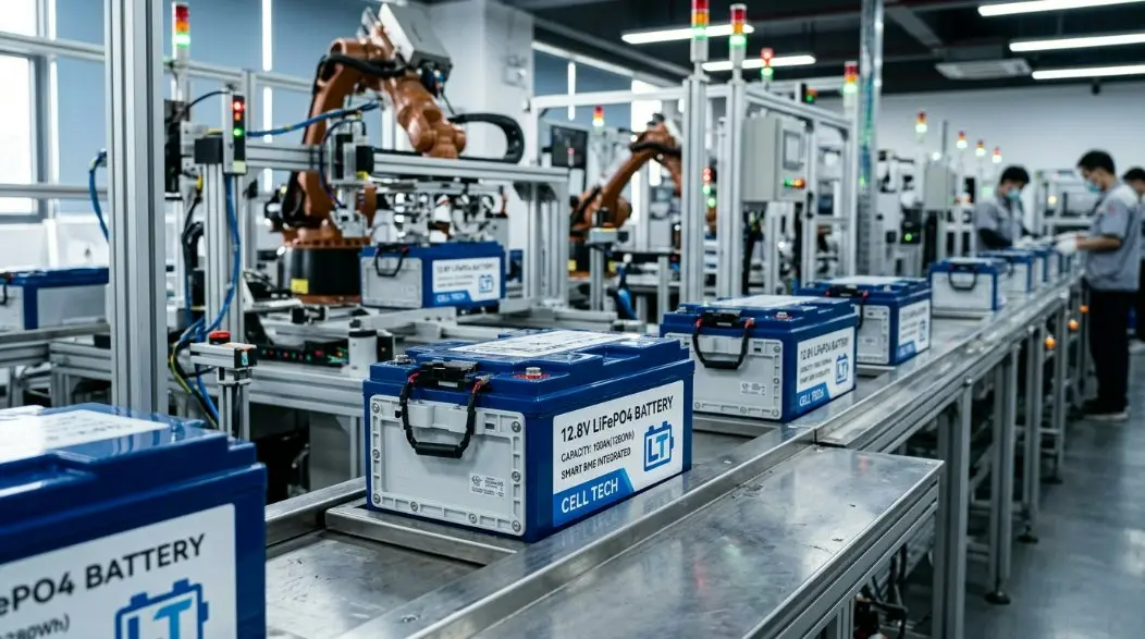 Ledande 12,8V LiFePO4-batterifabrik i Kina: avancerad smart kommunal belysning och 2026 EU-batteripassöverensstämmelse