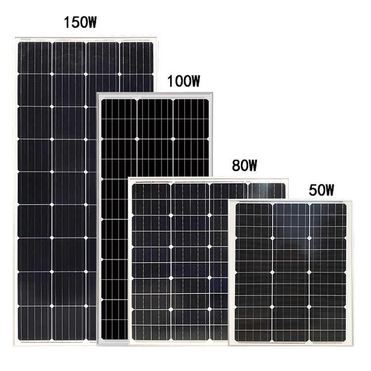 Monokristallin solpanel